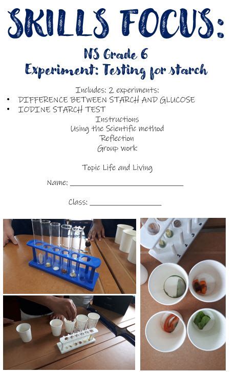 using science skills analyzing a laboratory investigation starch|starch protein experiment pdf.